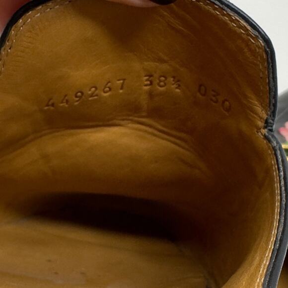 Gucci Princetown Flower Embroidered Loafers Mules 38.5 - Picture 8 of 10